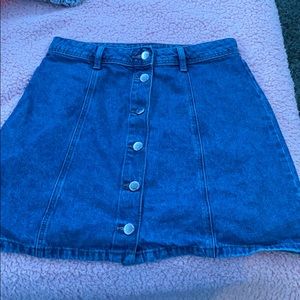 Jean skirt